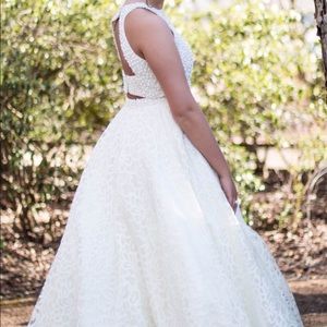 Two Piece Prom Dress